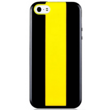 Momax iCase MX Hybrid Case for iPhone 5/5S/SEBlack+Yellow (ICMAPIP5DY)
