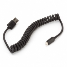 Griffin USB to Lightning Cable Coiled 4' Black HC