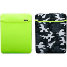 MORE Safara Collection for iPad , Neon Green/Blue Camo (AP12-001NGN)