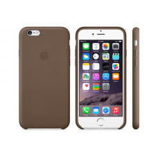 Чохол-накладка Apple Leather Case for iPhone 6Blue (MGR32)